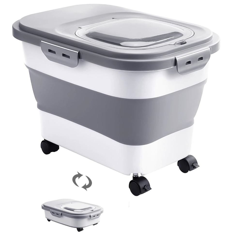 Food Storage Containers Xl - Large Capacity Cat Dog Food Storage