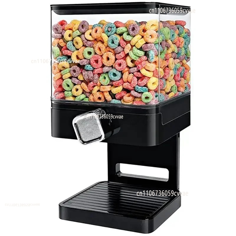 Food Storage Jars Plastic - 3.7L Grain Dispenser Tank Cereal Machine