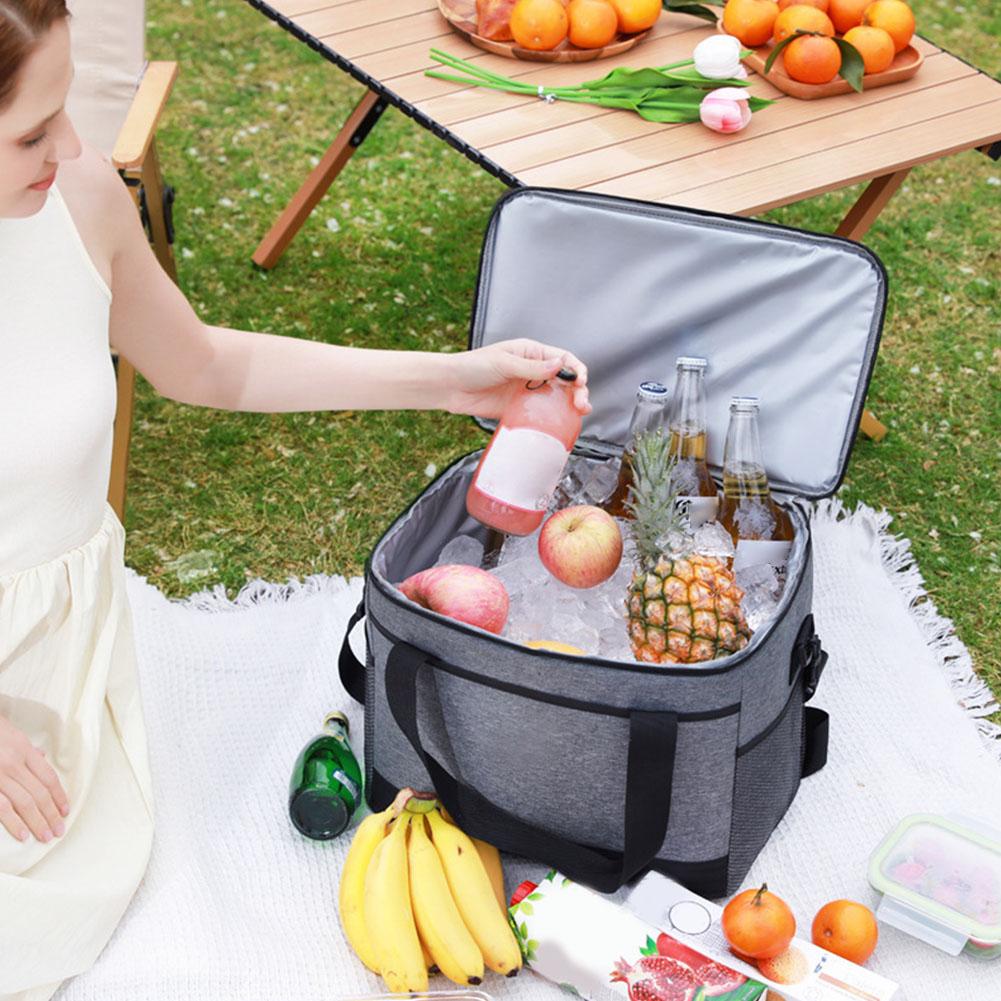 Food Storage Keep Warm - 30L Insulated Cooler Bag Oxford Fabric