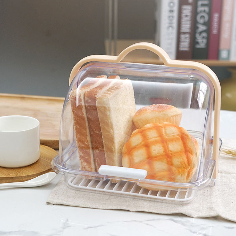 Food Storage Containers Xl - XL Transparent Bread Storage Box with