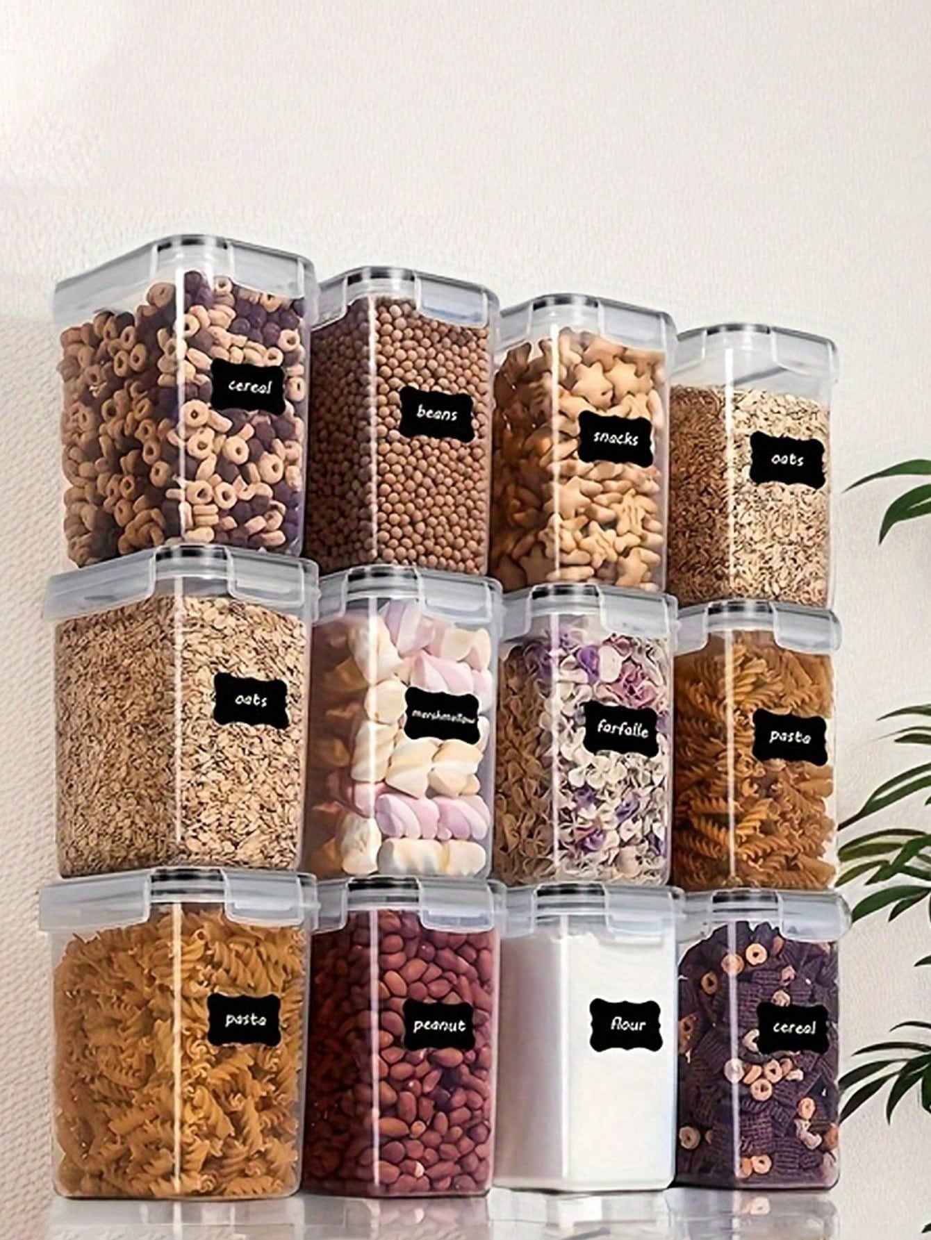 48pcs Airtight Food Storage Co - đánh giá và giá Food Storage Plastic Containers With Lids