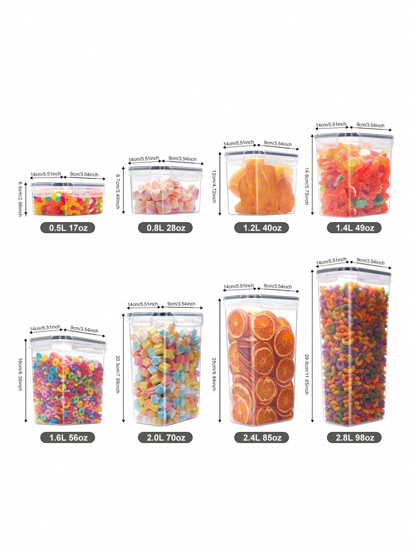 48pcs Airtight Food Storage Co - đánh giá và giá Food Storage Plastic Containers With Lids
