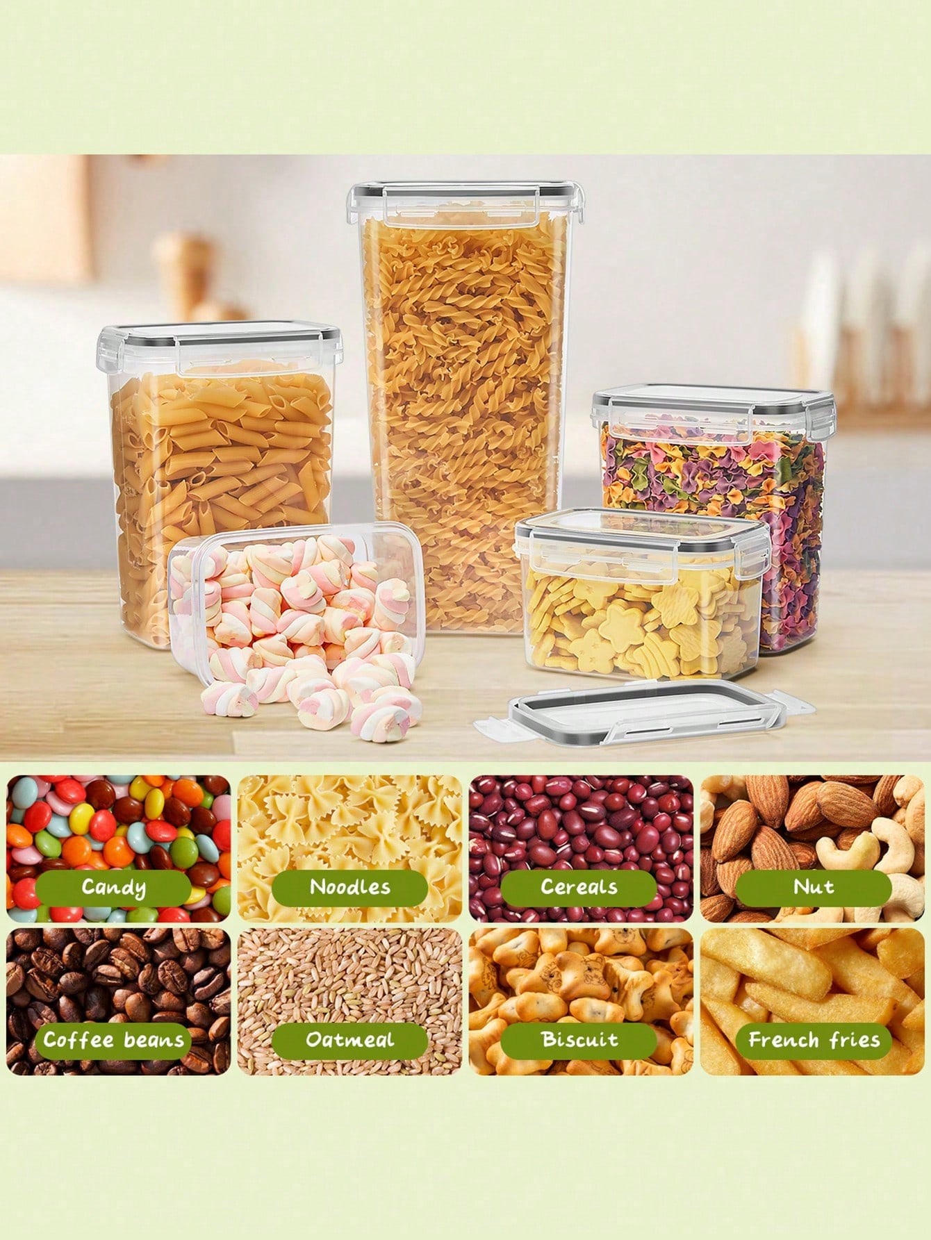 48pcs Airtight Food Storage Co - đánh giá và giá Food Storage Plastic Containers With Lids