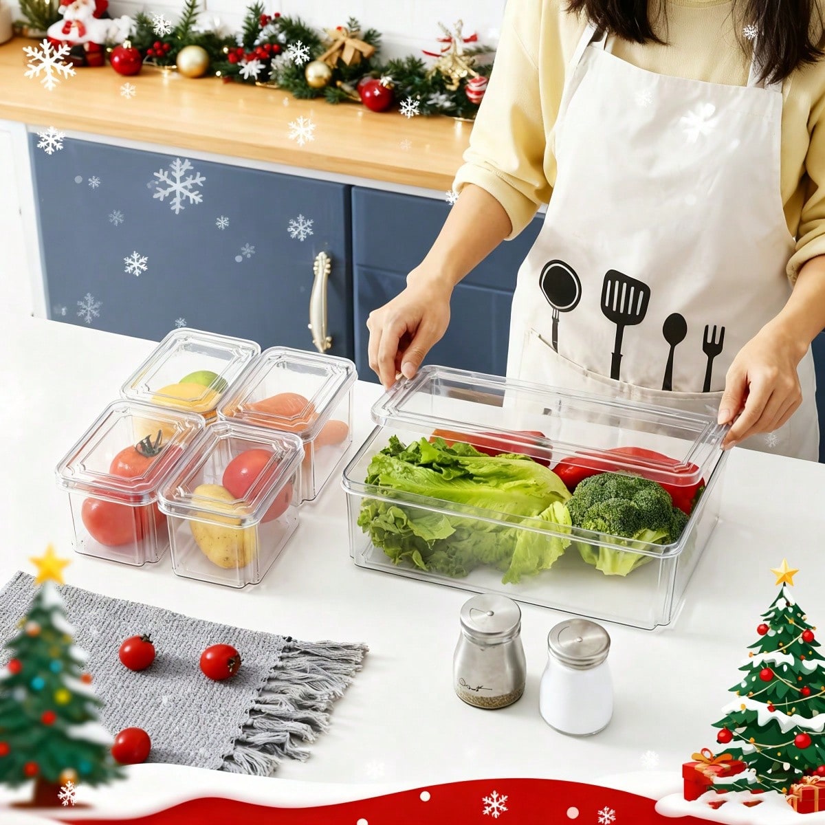 7/14 Pack Stackable Fridge Org - đánh giá và giá Food Storage Cabinet