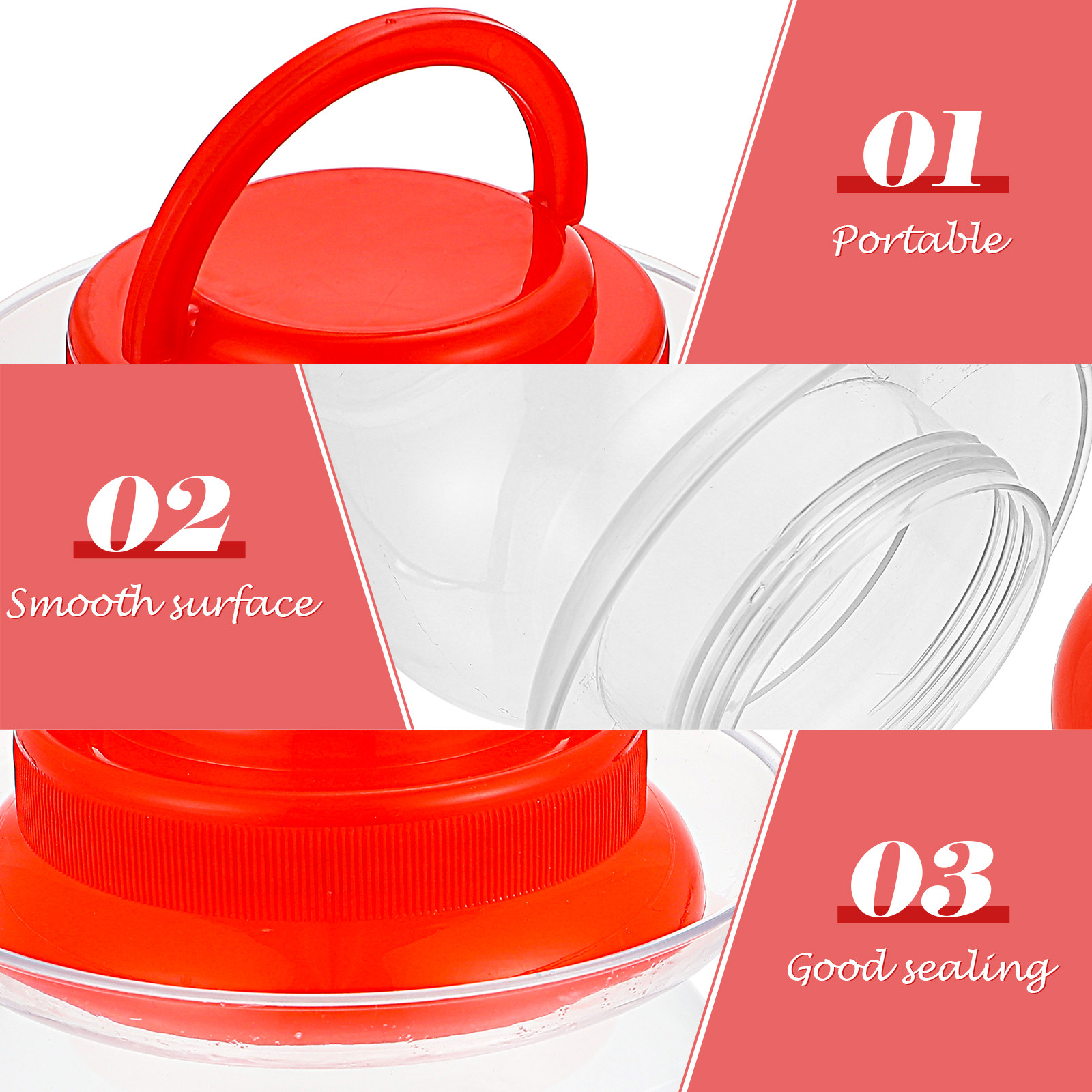 2Pcs Pickle Jar Household Plas - đánh giá và giá Food Storage Jars Plastic