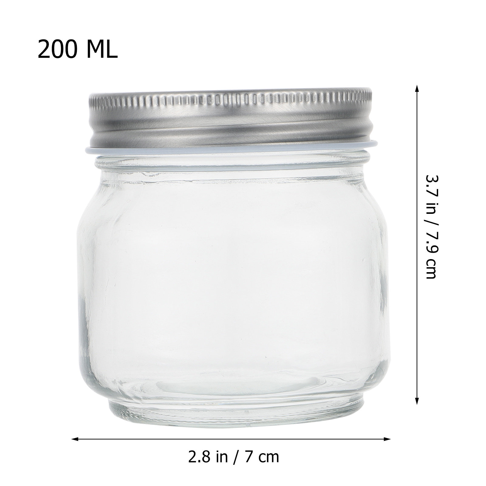 6Pcs Mason Glass Jar Set Thick - đánh giá và giá Food Storage Containers Glass