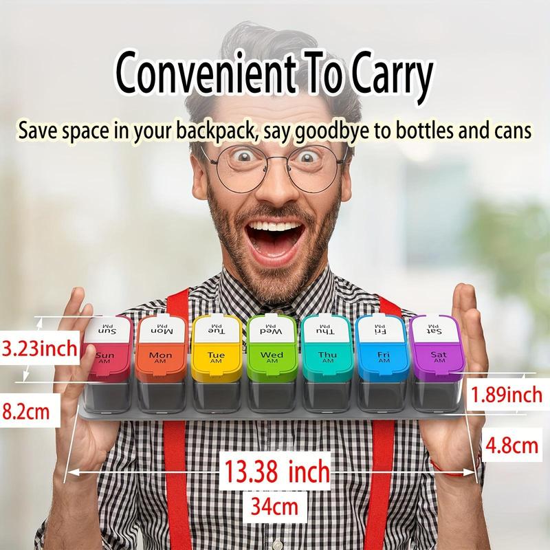 1PCS Large 7 Day Pill Organize - đánh giá và giá Food Storage Containers Xl
