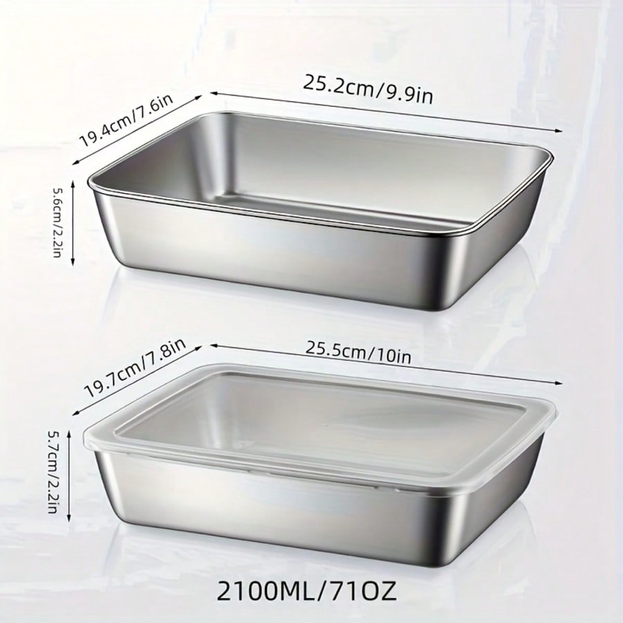 5-Piece Stainless Steel Food S - đánh giá và giá Food Storage Containers Xl