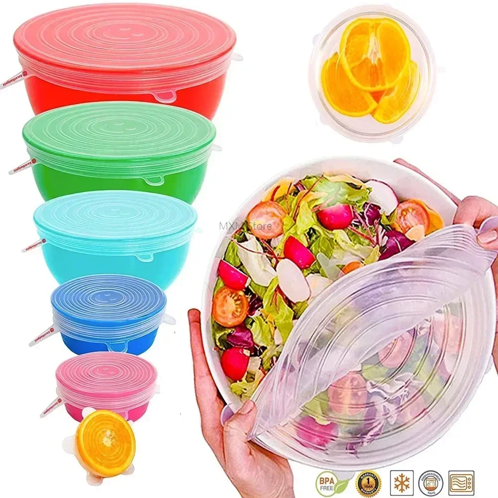 Universal For Kitchen Utensil  - đánh giá và giá Silicone Stretch Lid