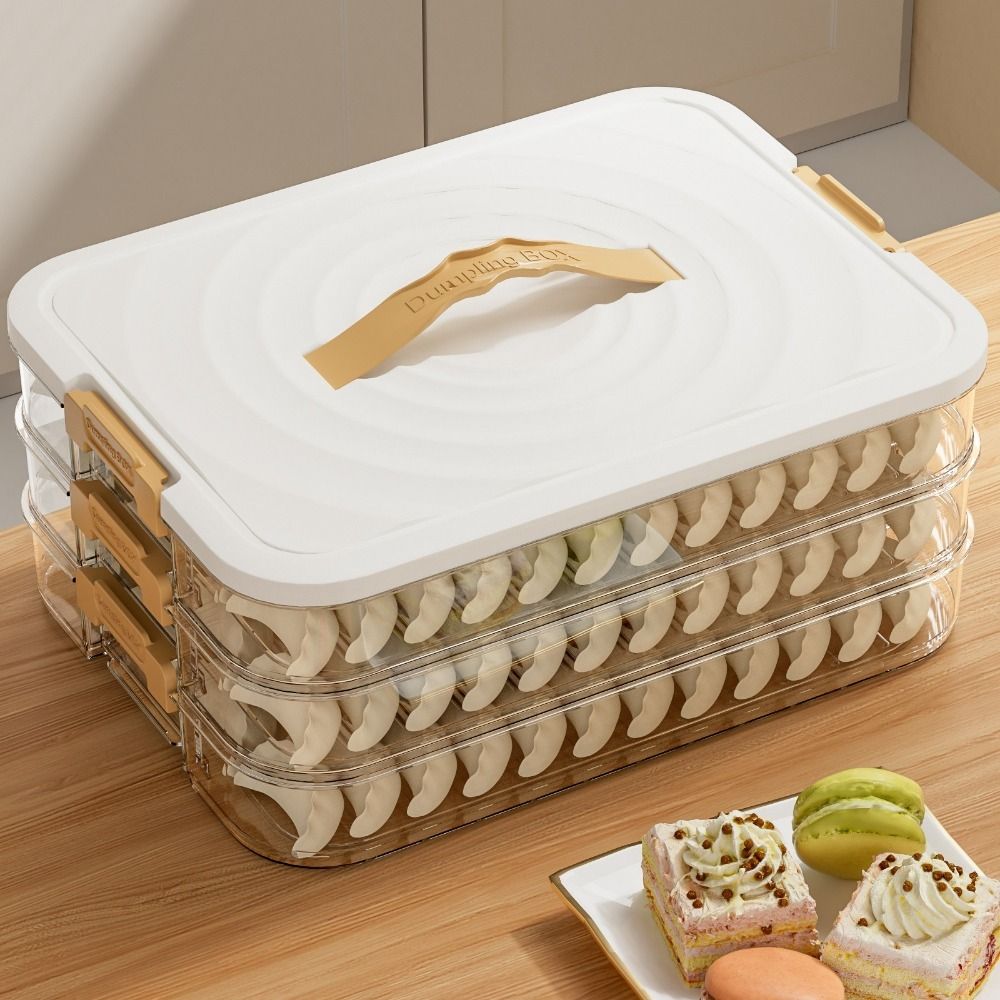 Plastic Dumpling Storage Box M - đánh giá và giá Food Storage Containers Xl
