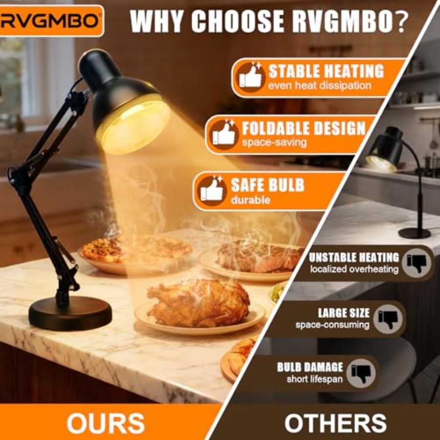 Portable Food Heat Lamp - [Fol - đánh giá và giá Portable Food Warmer