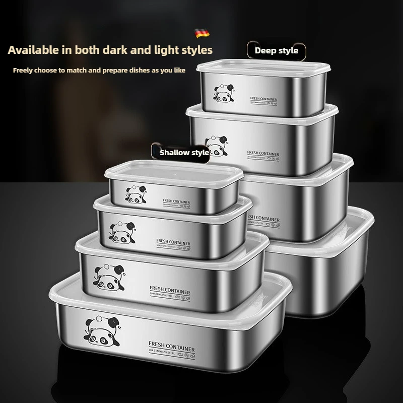 304 Stainless Steel Crisper wi - đánh giá và giá Food Storage Containers Xl