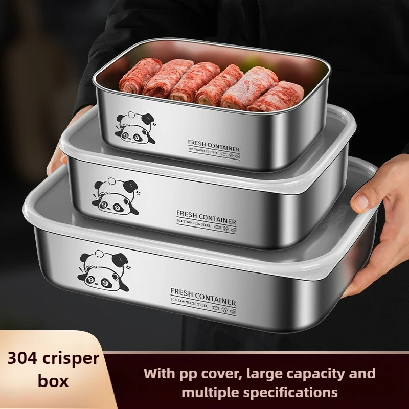 304 Stainless Steel Crisper wi - đánh giá và giá Food Storage Containers Xl