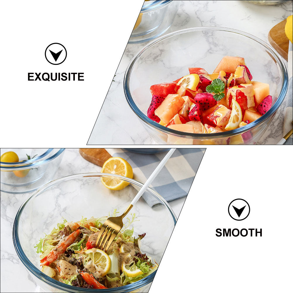 1Pcs Premium Clear Glass Salad - đánh giá và giá Food Storage Glass