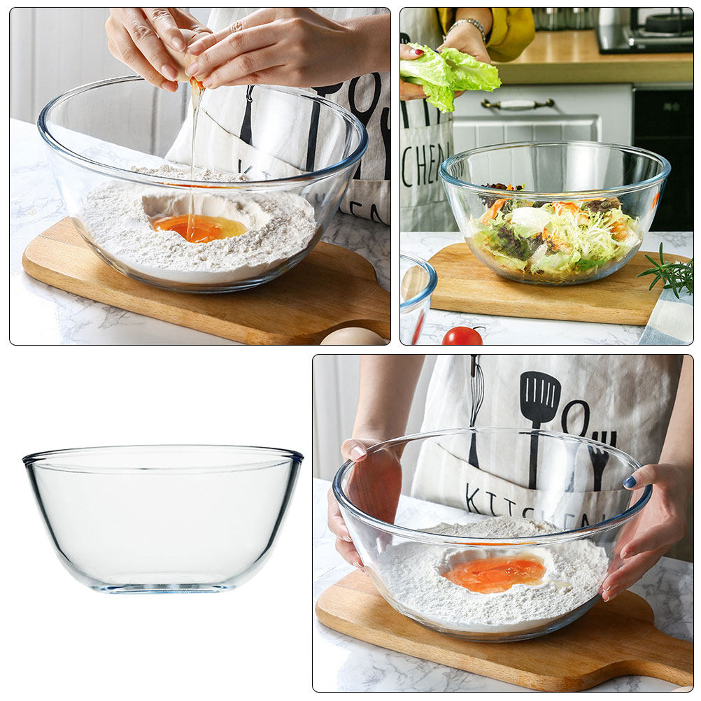 1Pcs Premium Clear Glass Salad - đánh giá và giá Food Storage Glass