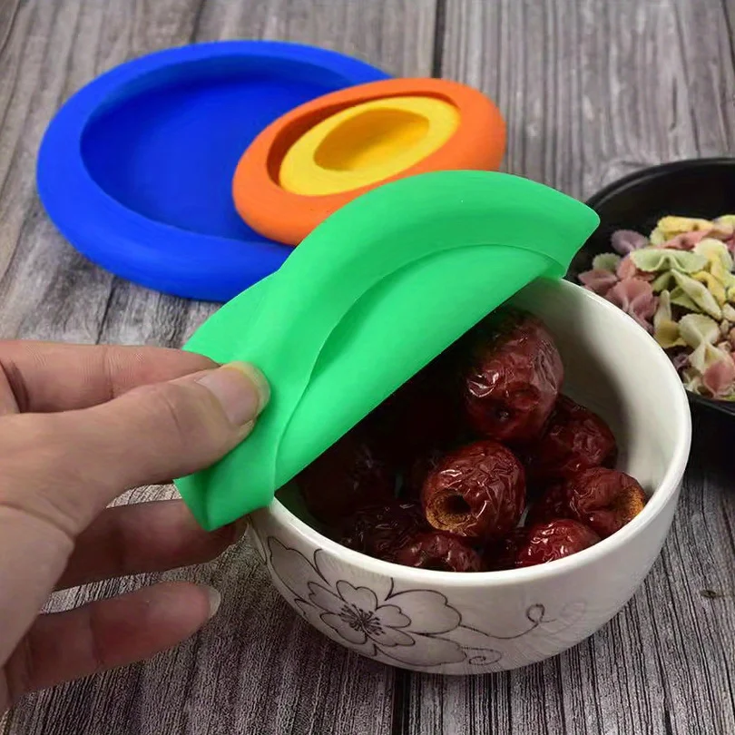 Silicone fresh-keeping cover 4 - đánh giá và giá Silicone Stretch Lid