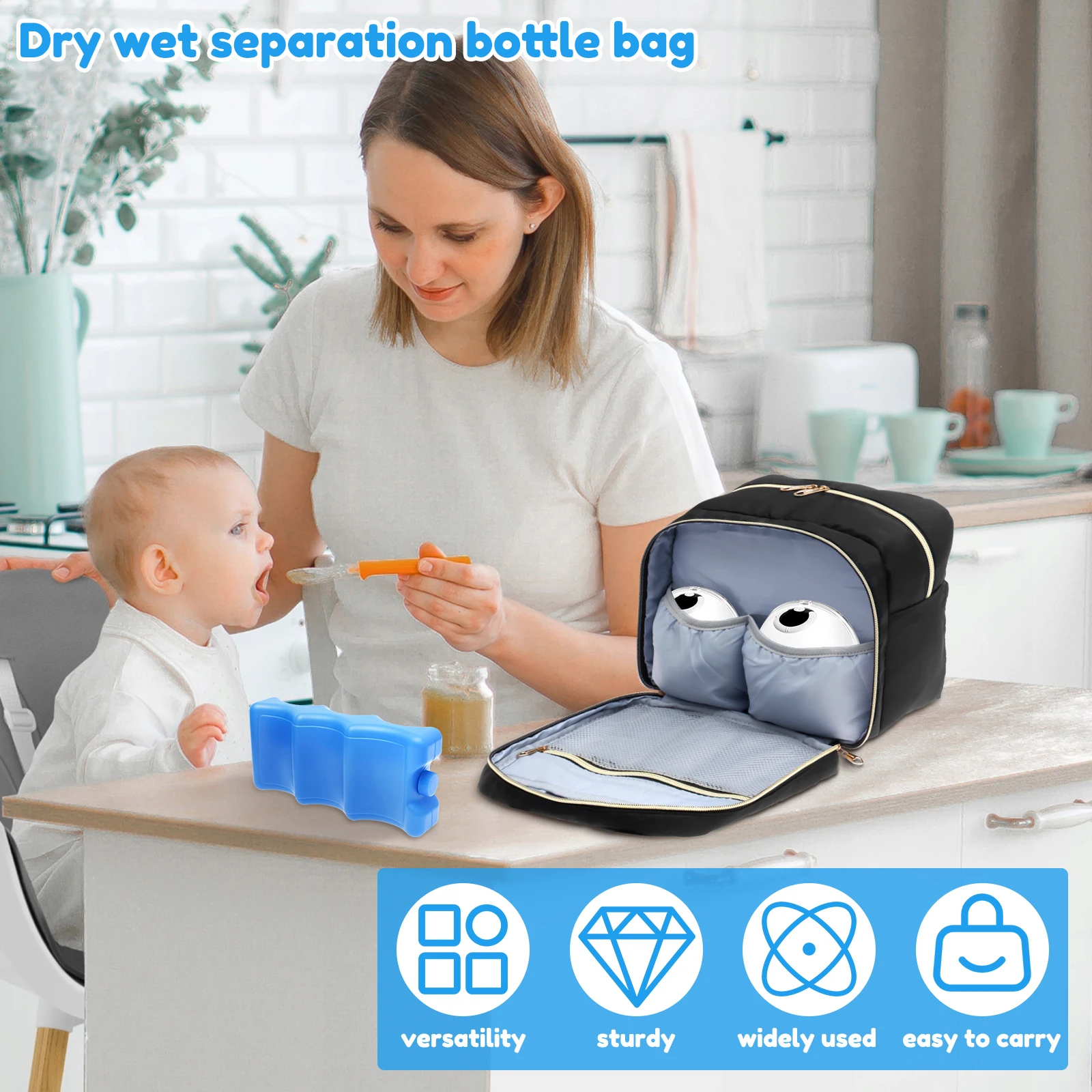 Breast Pump Storage Bag with I - đánh giá và giá Food Storage Keep Warm