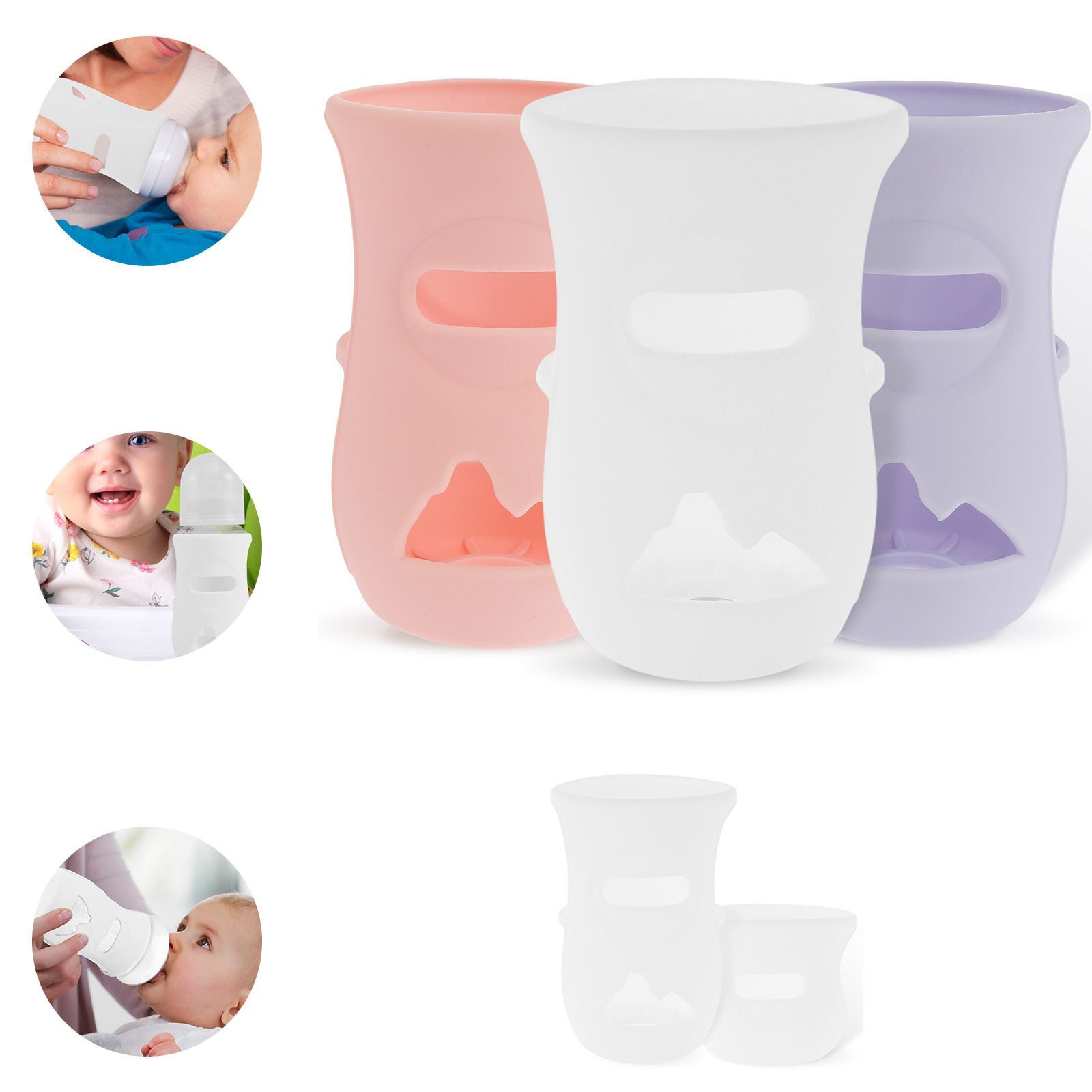 Silicone Sleeves Silicone Baby - đánh giá và giá Food Storage Keep Warm