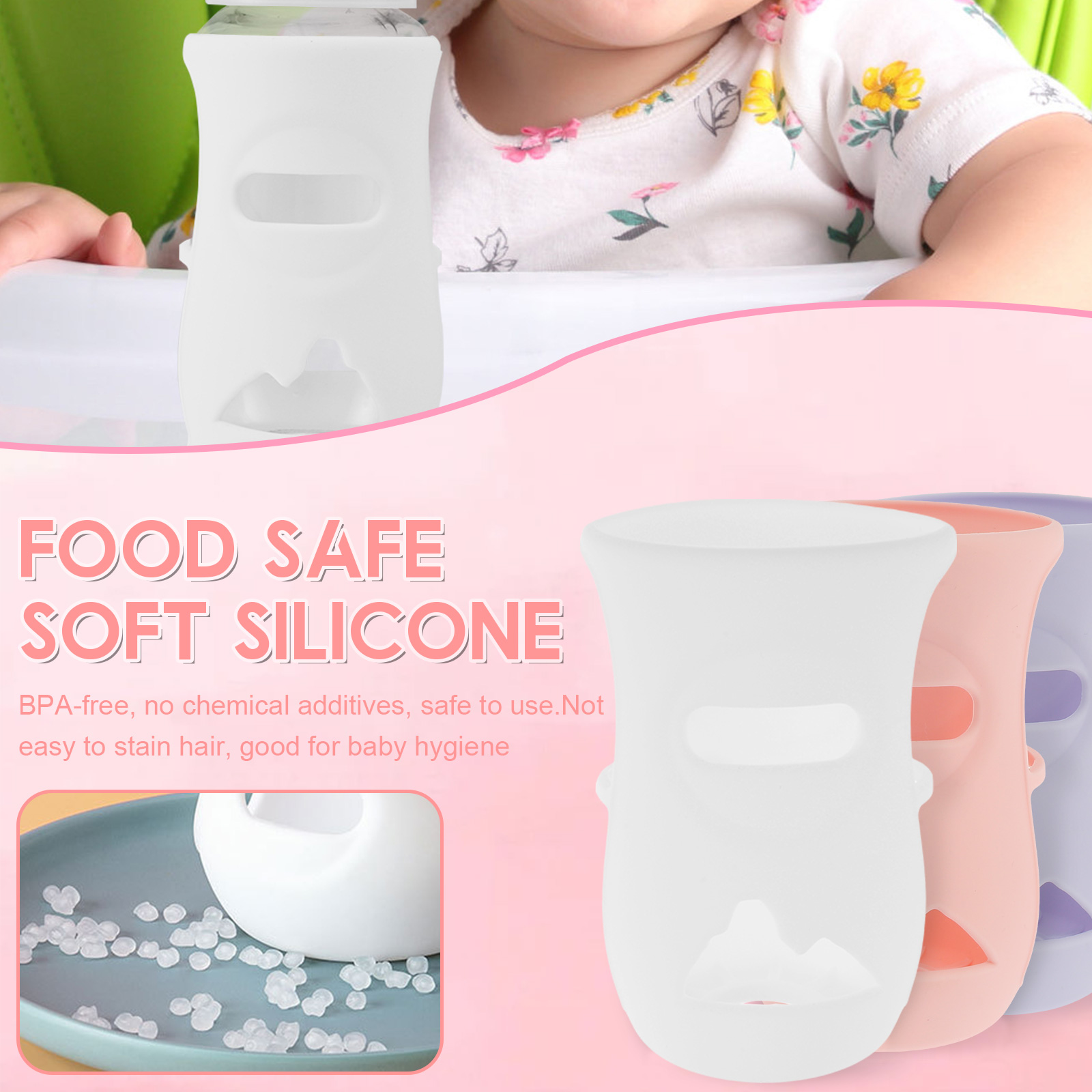 Silicone Sleeves Silicone Baby - đánh giá và giá Food Storage Keep Warm