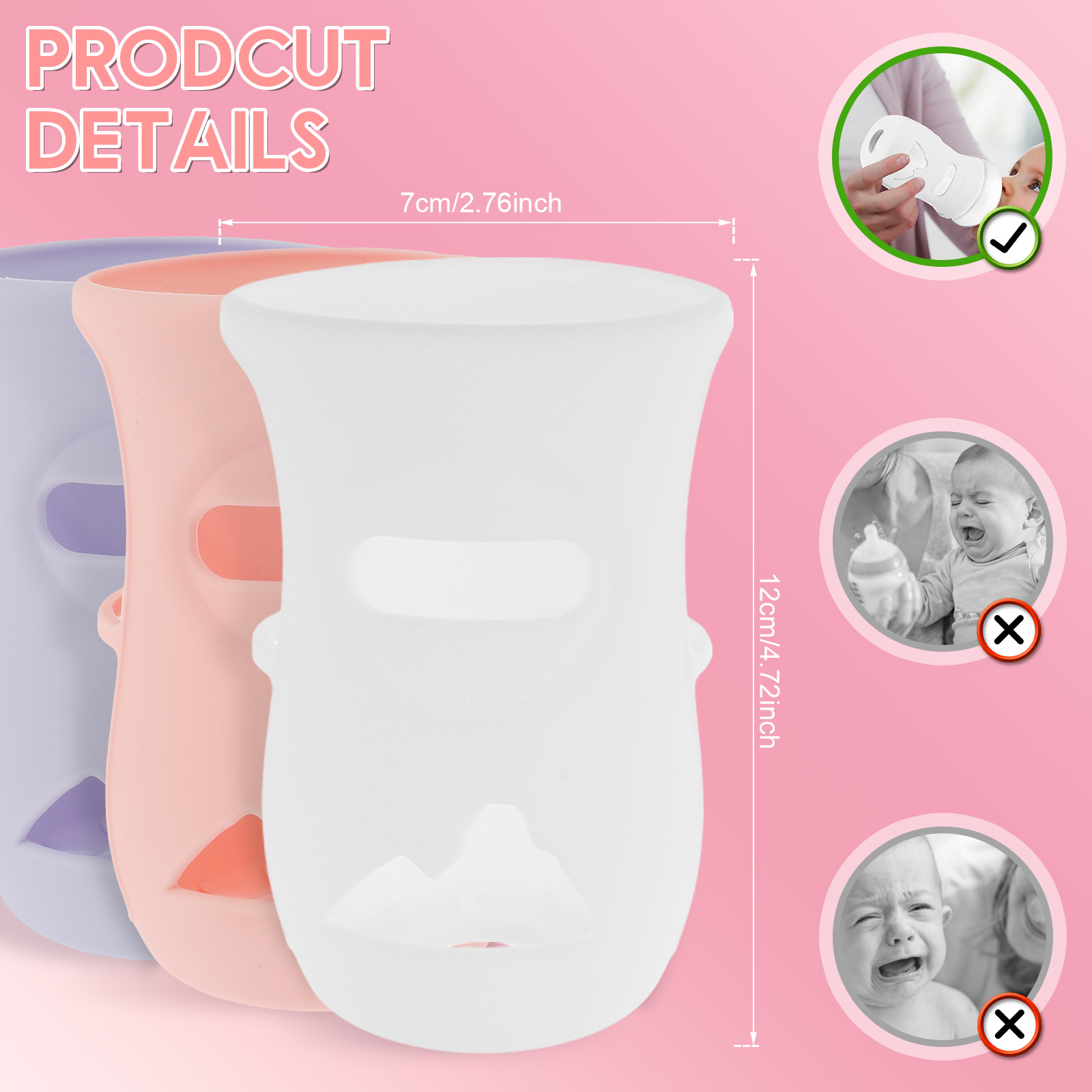 Silicone Sleeves Silicone Baby - đánh giá và giá Food Storage Keep Warm