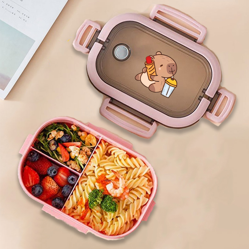 Capybara Bento Lunch Box Anime - đánh giá và giá Food Storage Cabinet