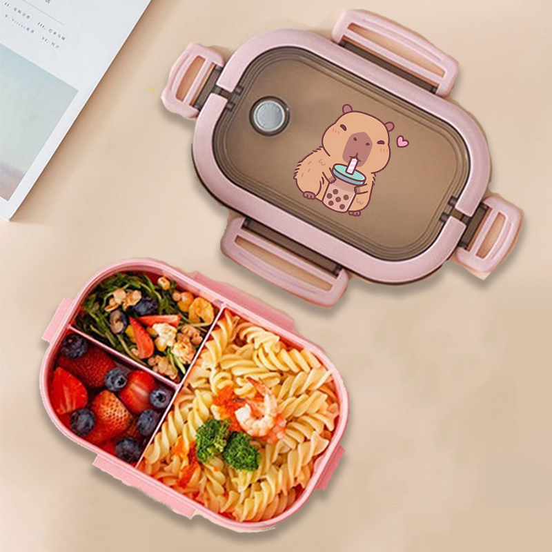 Capybara Bento Lunch Box Anime - đánh giá và giá Food Storage Cabinet