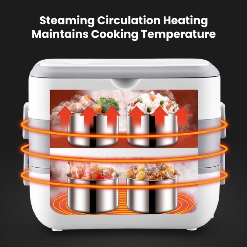 Portable Double Layer Electric - đánh giá và giá Portable Food Warmer