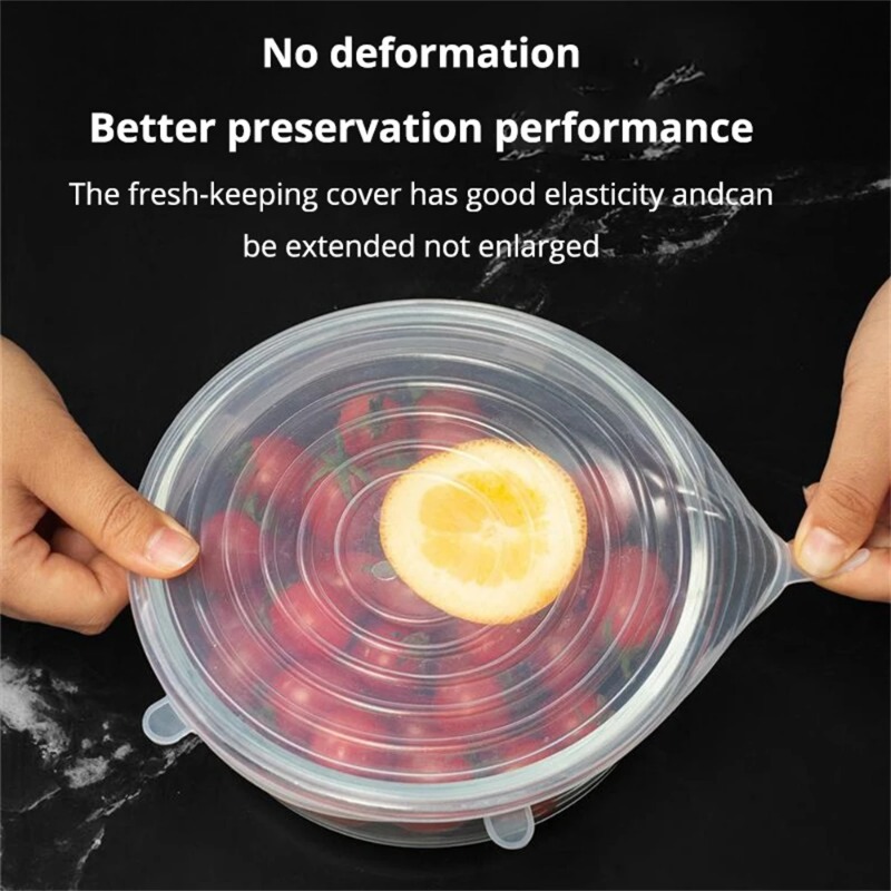 6/12pcs Food Grade Silicone Pr - đánh giá và giá Silicone Stretch Lid
