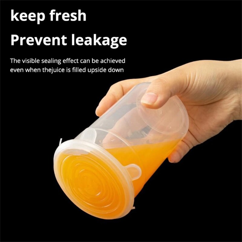 6/12pcs Food Grade Silicone Pr - đánh giá và giá Silicone Stretch Lid