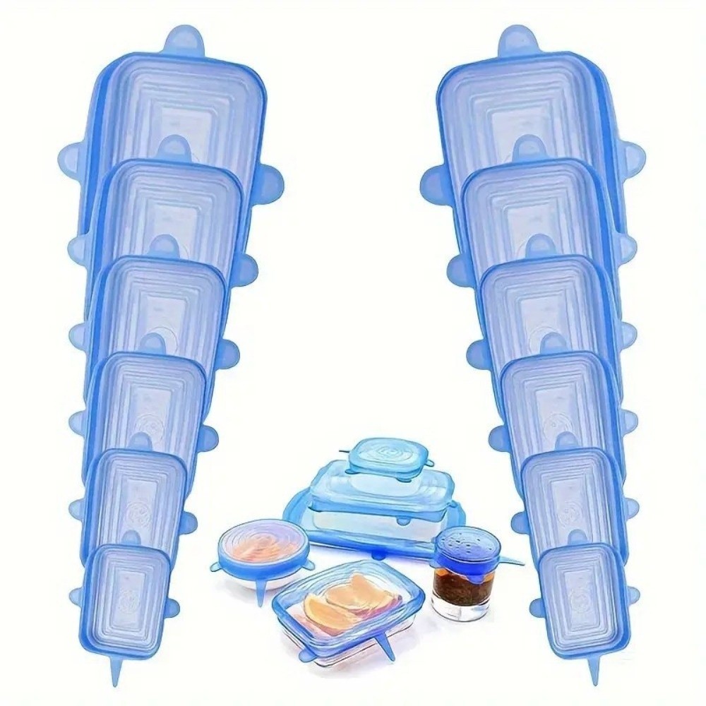 6PCS New Reusable Fresh-keepin - đánh giá và giá Silicone Stretch Lid