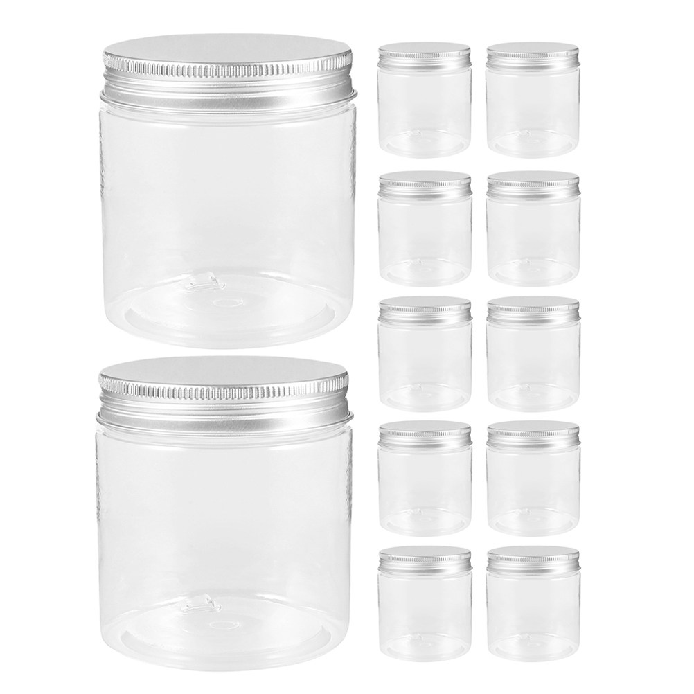 20Pcs Transparent Pet Jars wit - đánh giá và giá Food Storage Plastic Containers With Lids