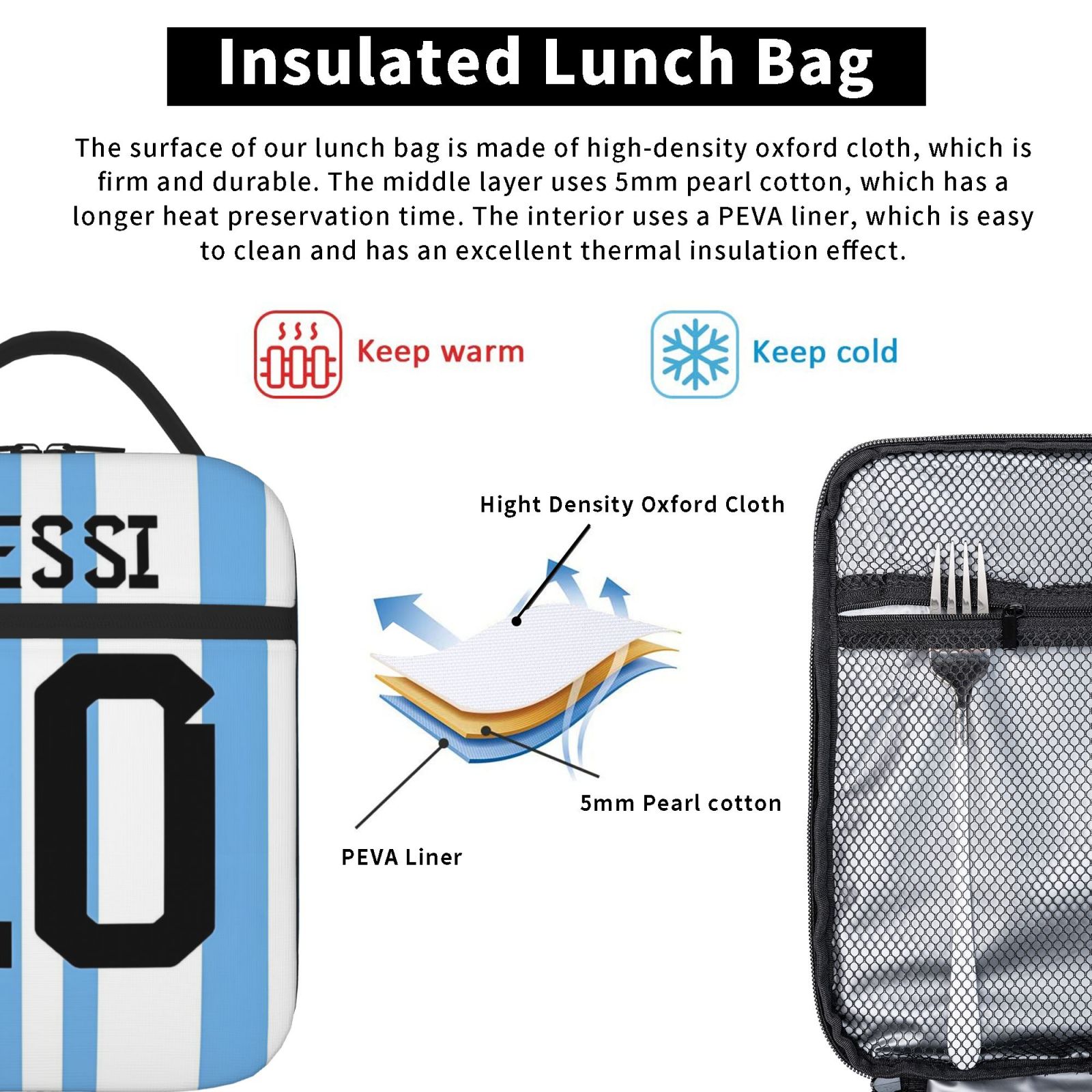 Custom Messis 10 Football Socc - đánh giá và giá Food Storage Keep Warm