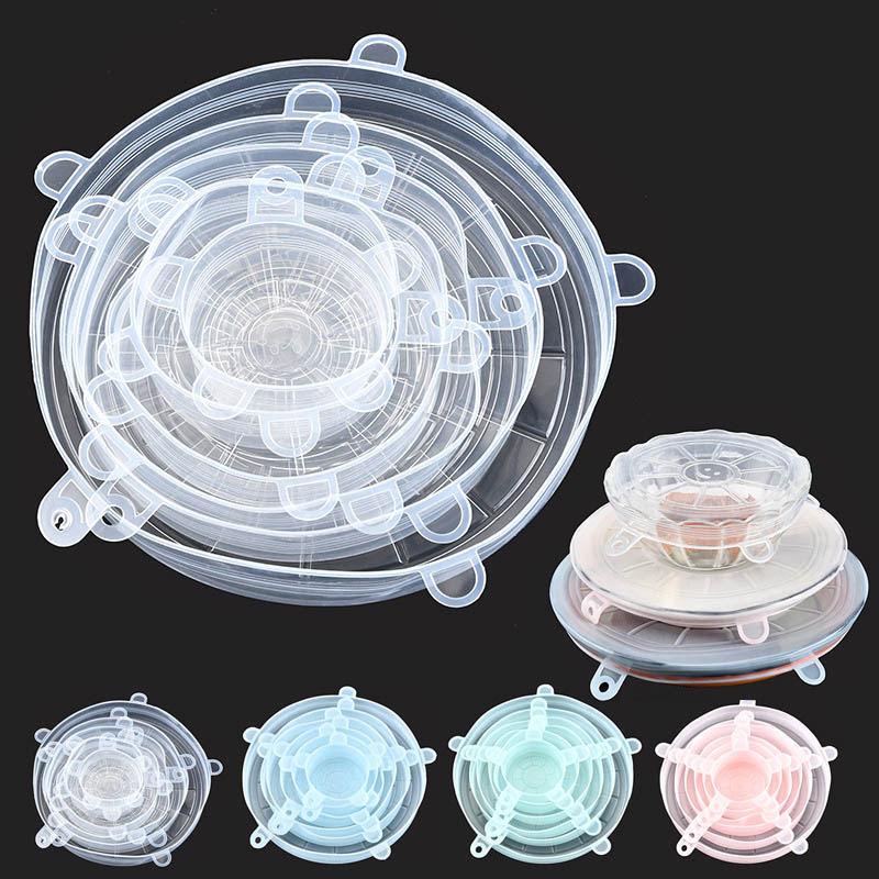 6Pcs Kitchen Universal Accesso - đánh giá và giá Silicone Stretch Lid