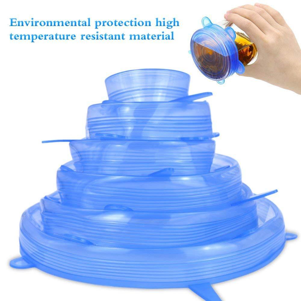 6Pcs Kitchen Universal Accesso - đánh giá và giá Silicone Stretch Lid
