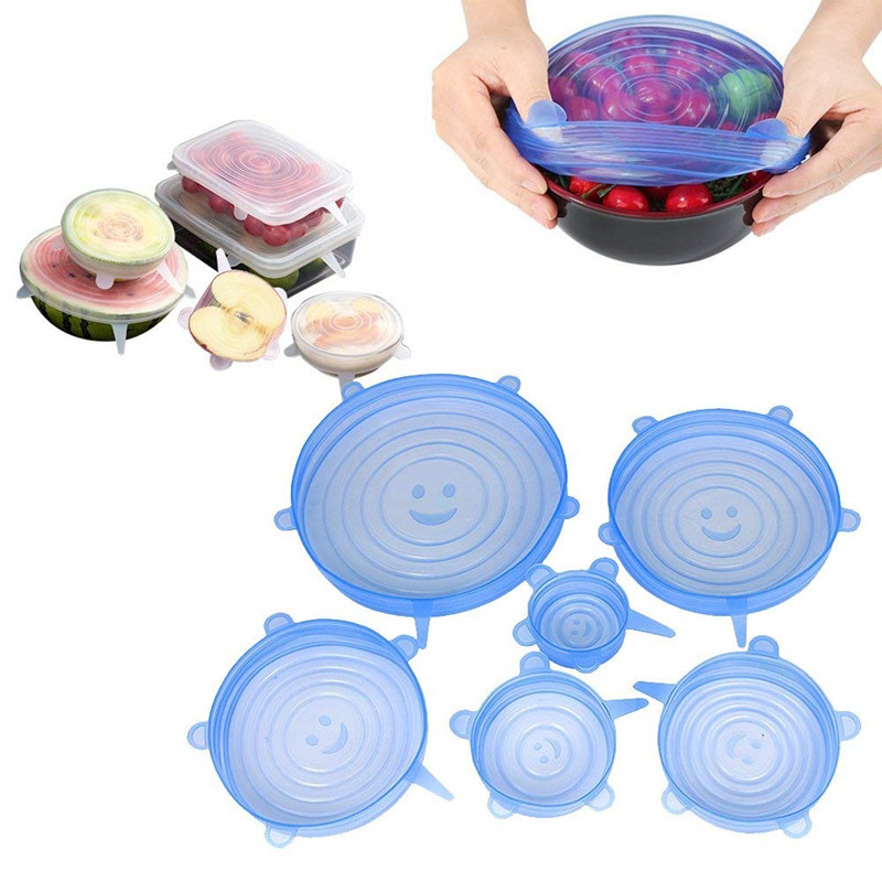 6Pcs Kitchen Universal Accesso - đánh giá và giá Silicone Stretch Lid