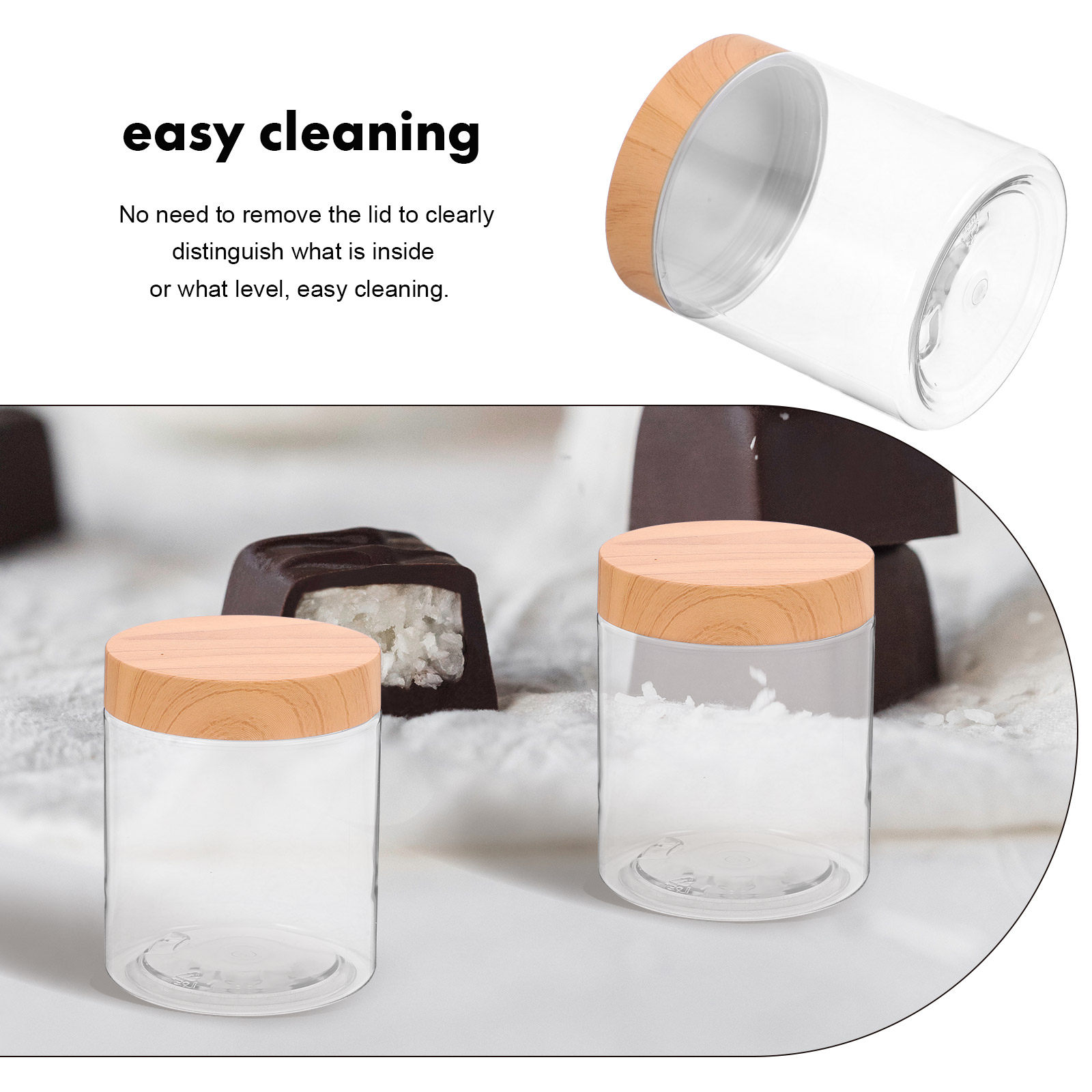 6Pcs Kitchen Storage Container - đánh giá và giá Food Storage Jars Plastic