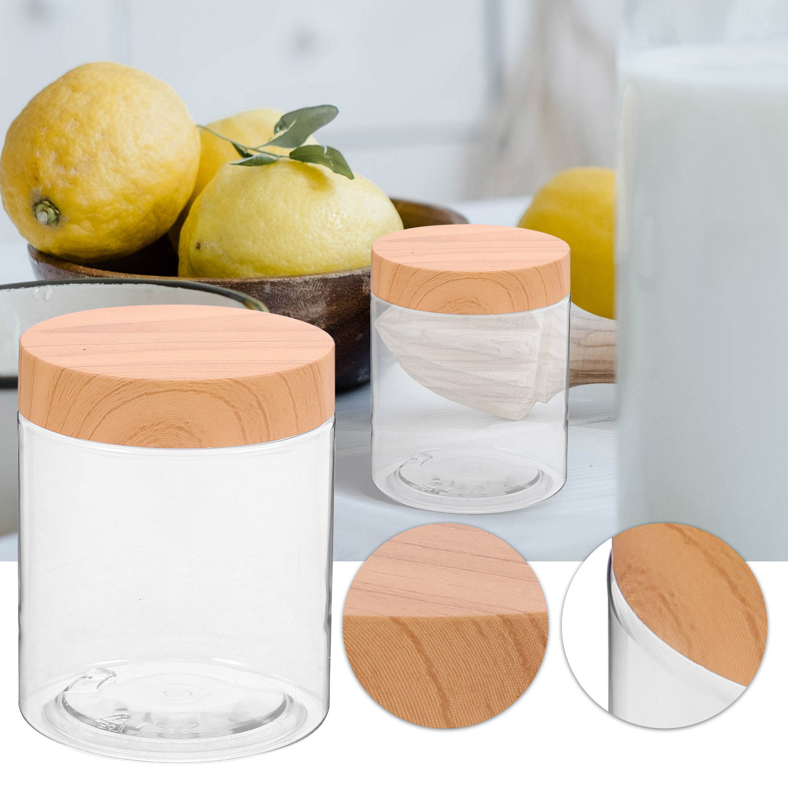 6Pcs Kitchen Storage Container - đánh giá và giá Food Storage Jars Plastic
