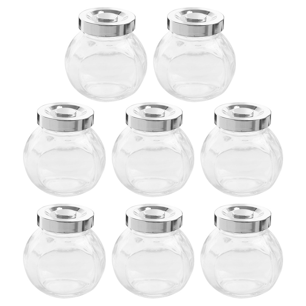 8Pcs Glass Sealed Storage Jars - đánh giá và giá Food Storage Containers Glass