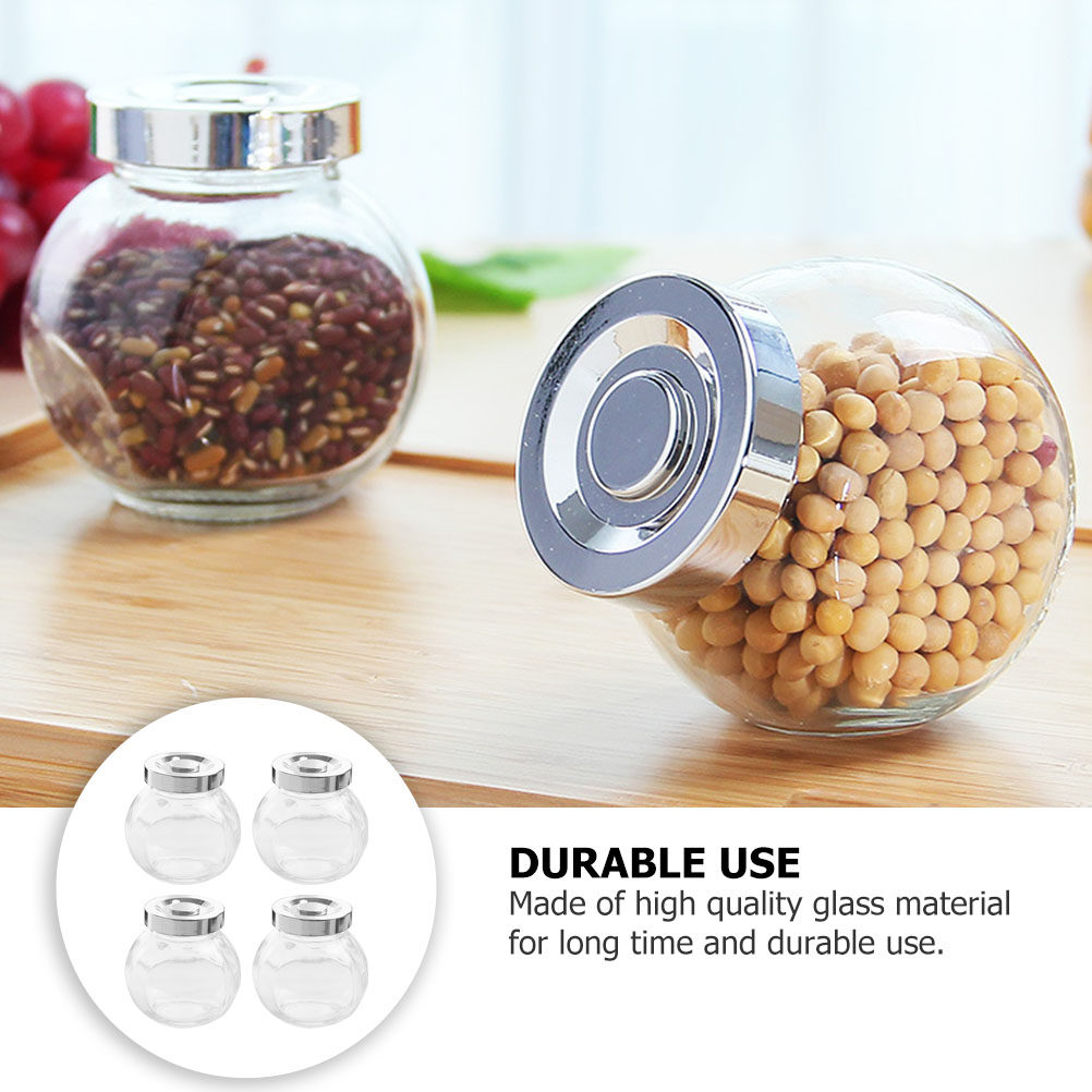 8Pcs Glass Sealed Storage Jars - đánh giá và giá Food Storage Containers Glass