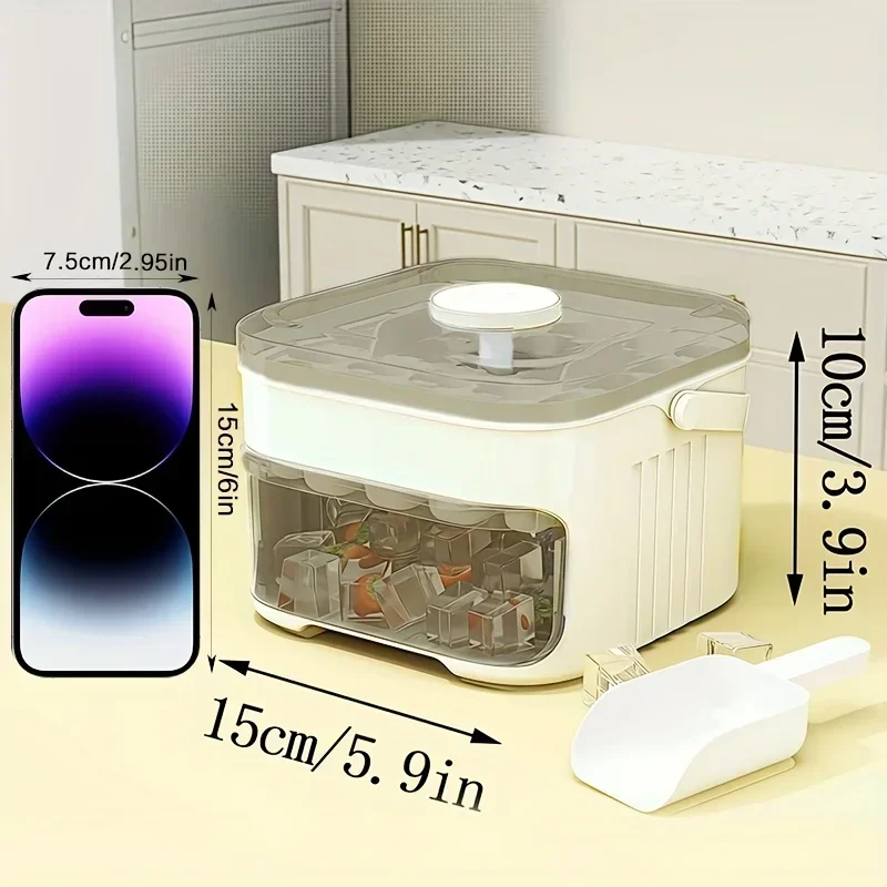 Cube Ice Maker with Easy Press - đánh giá và giá Food Storage Cabinet