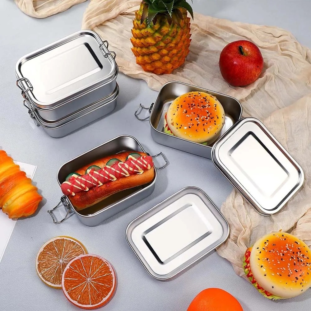 Stainless Steel Bento Box Meta - đánh giá và giá Food Storage Underground