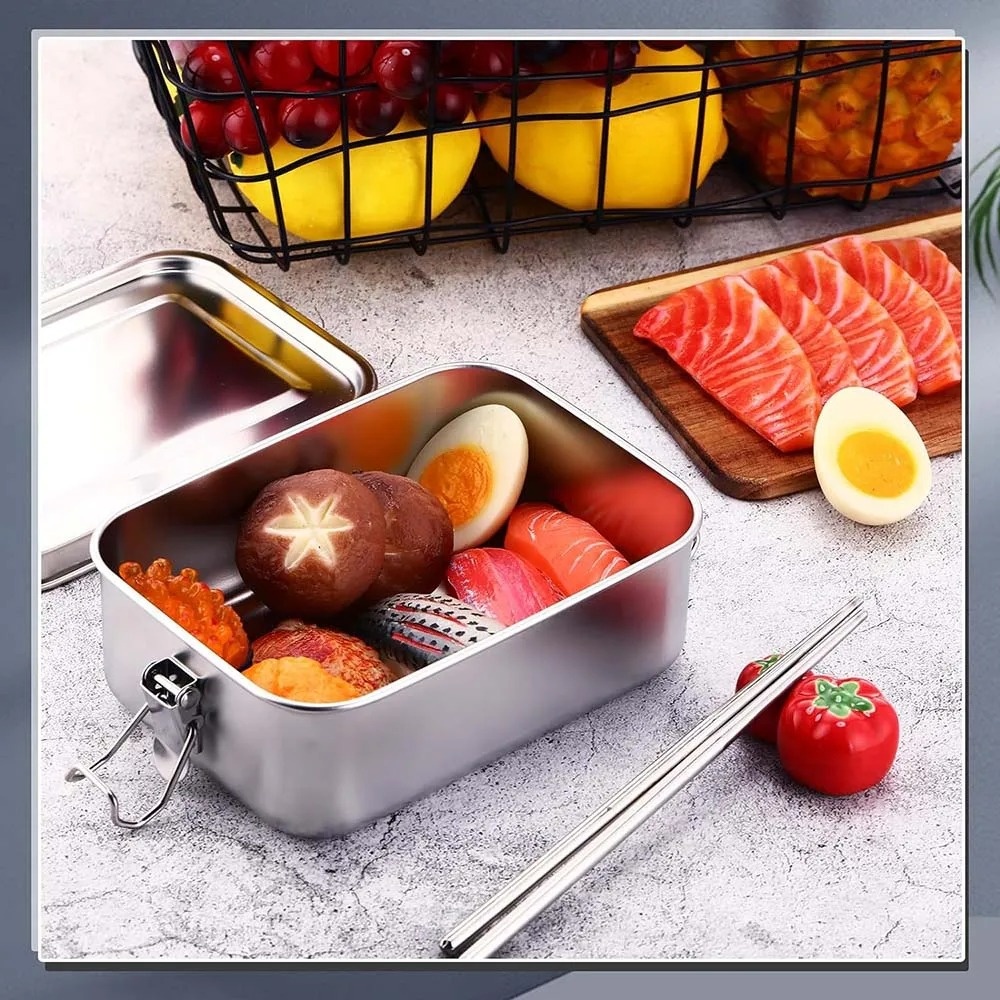 Stainless Steel Bento Box Meta - đánh giá và giá Food Storage Underground